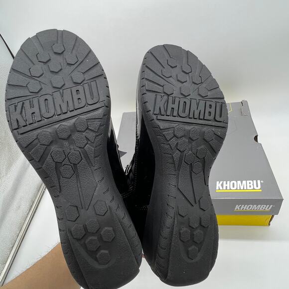 Khombu Waterproof Winter Ankle Snow Boots Size 6.5 Black - Picture 7 of 11